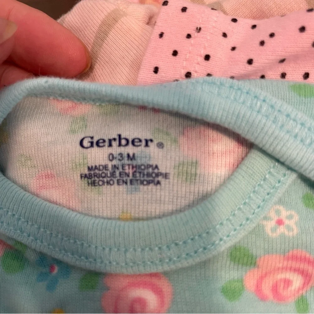 Assorted 0-3 Months Baby Onesies